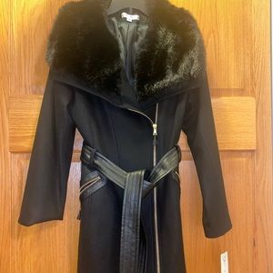 Black Via Spiga Coat Brand New